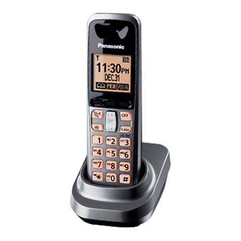 Panasonic KX-TGA106M - Cordless Extension Handset User manual