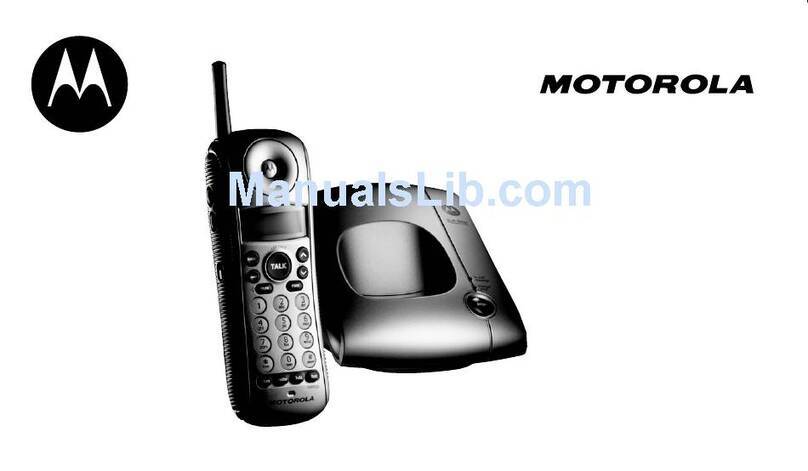 Motorola MA350 - MA 350 Cordless Phone User guide