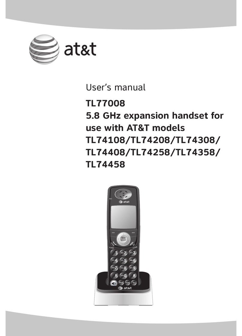 AT&T TL74108 User manual