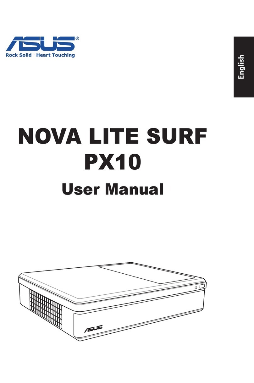 Asus NOVALITE SURF PX10 User manual