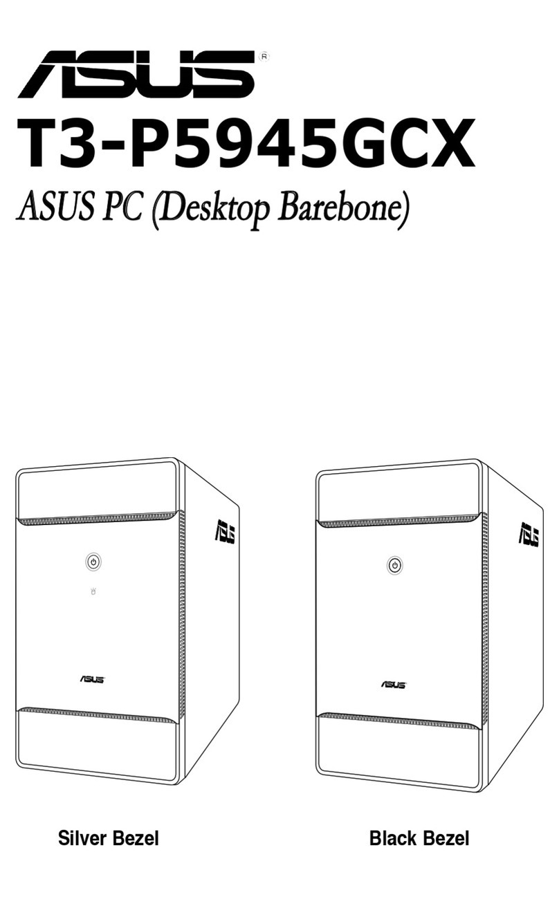 Asus T3-P5945GCX - T Series - 0 MB RAM user manual