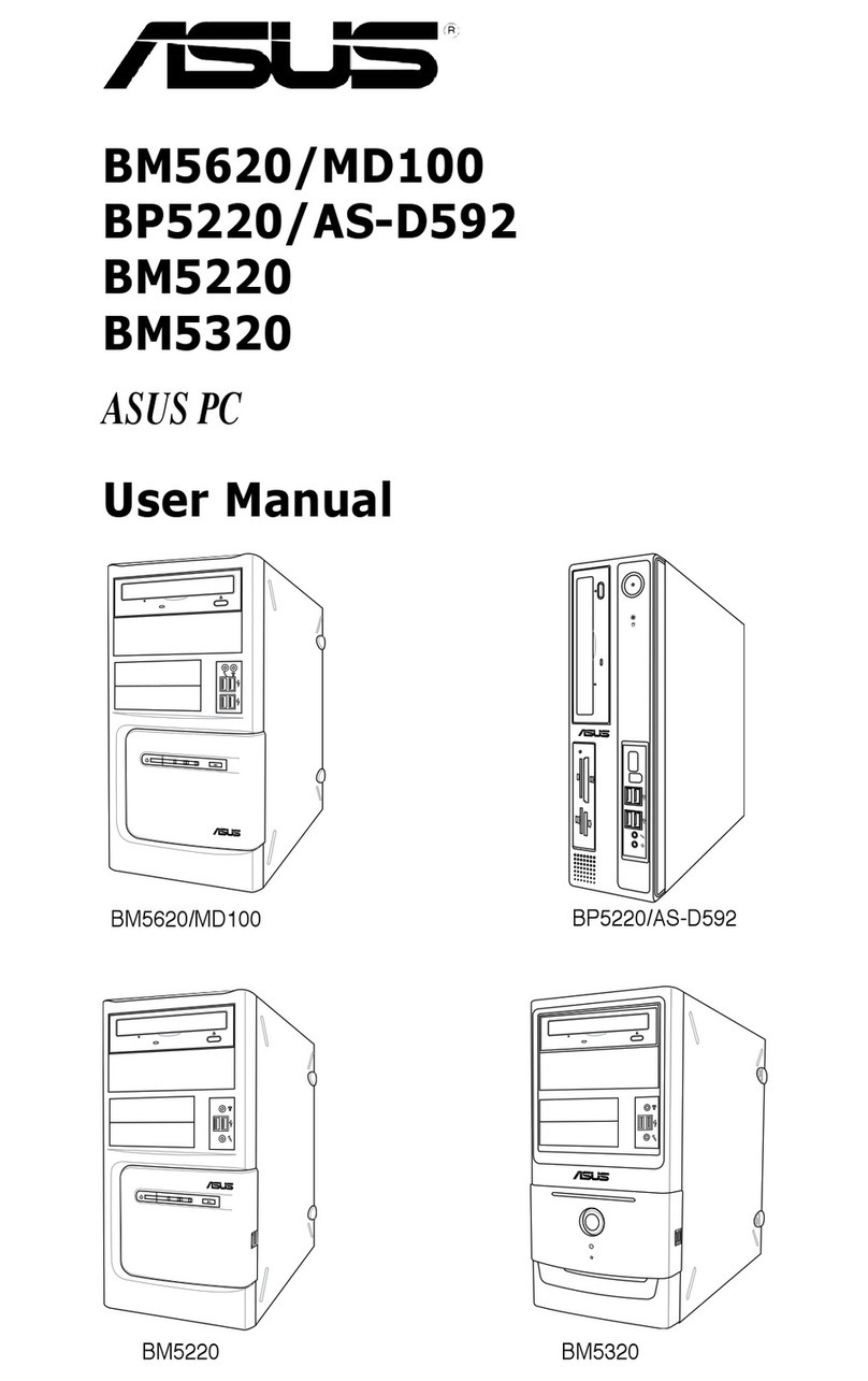 Asus BP5220 User manual Asus BP5220 User manual