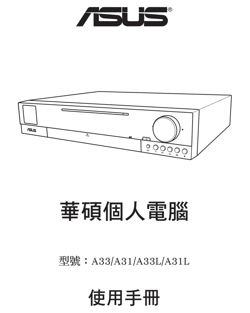 Asus A33 User manual