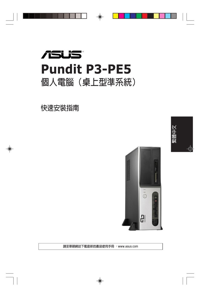 Asus Pundit P3-PE5 user manual