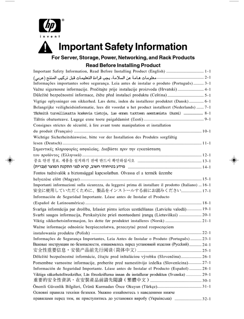 Compaq ProLiant DL380 Original instructions