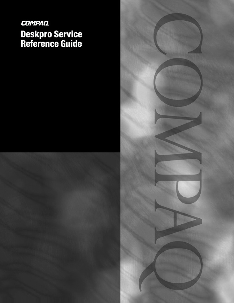 Compaq 133756-004 - Deskpro EN - 6550 Model 6400 Service & reference guide