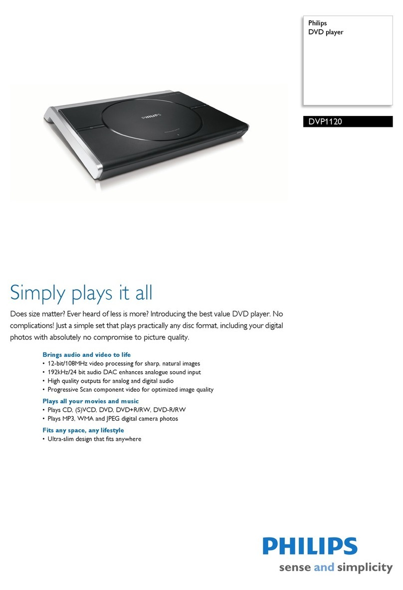 Philips DVP1120 User manual