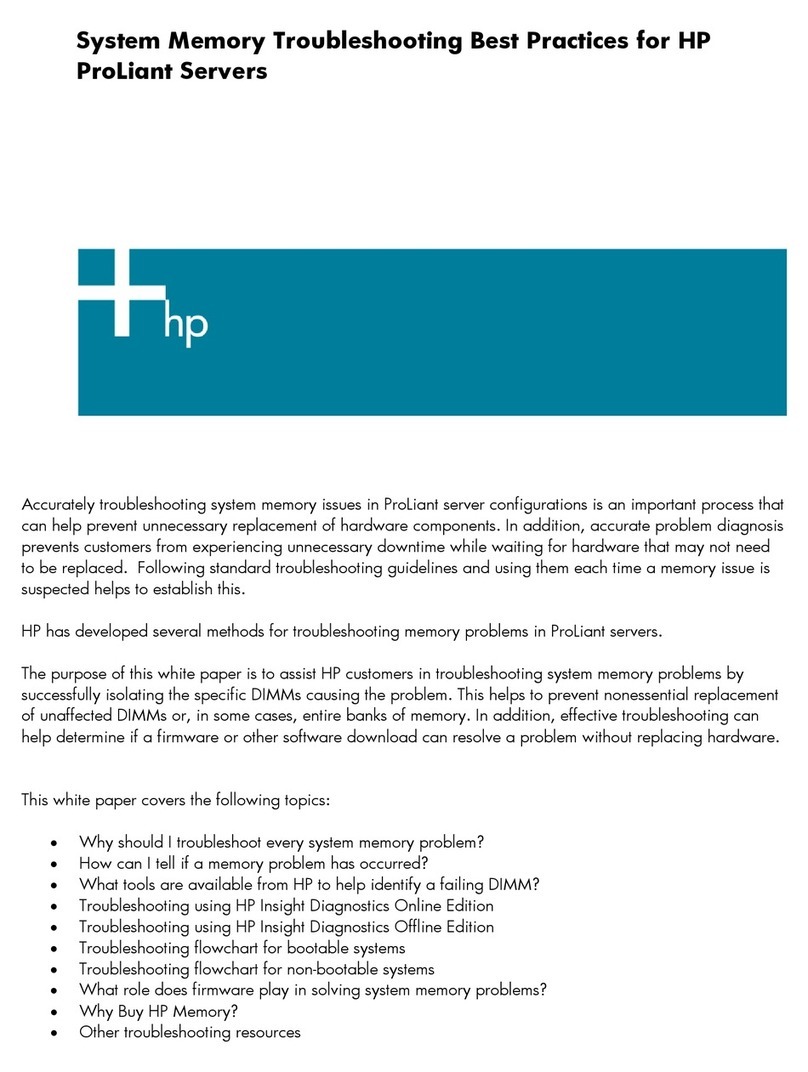 HP 124708-001 - ProLiant Cluster - 1850 User manual
