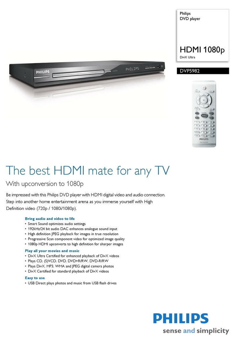 Philips DVP 5982 User manual