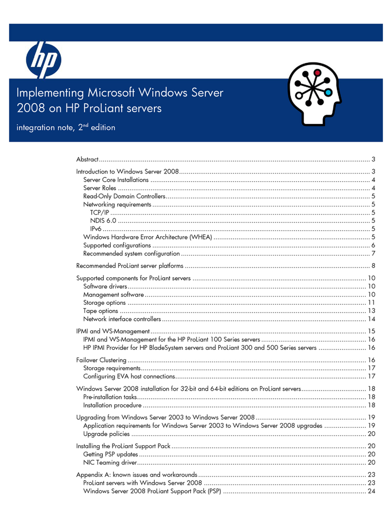 HP 124708-001 - ProLiant Cluster - 1850 User manual HP 124708-001 - ProLiant Cluster - 1850 User manual