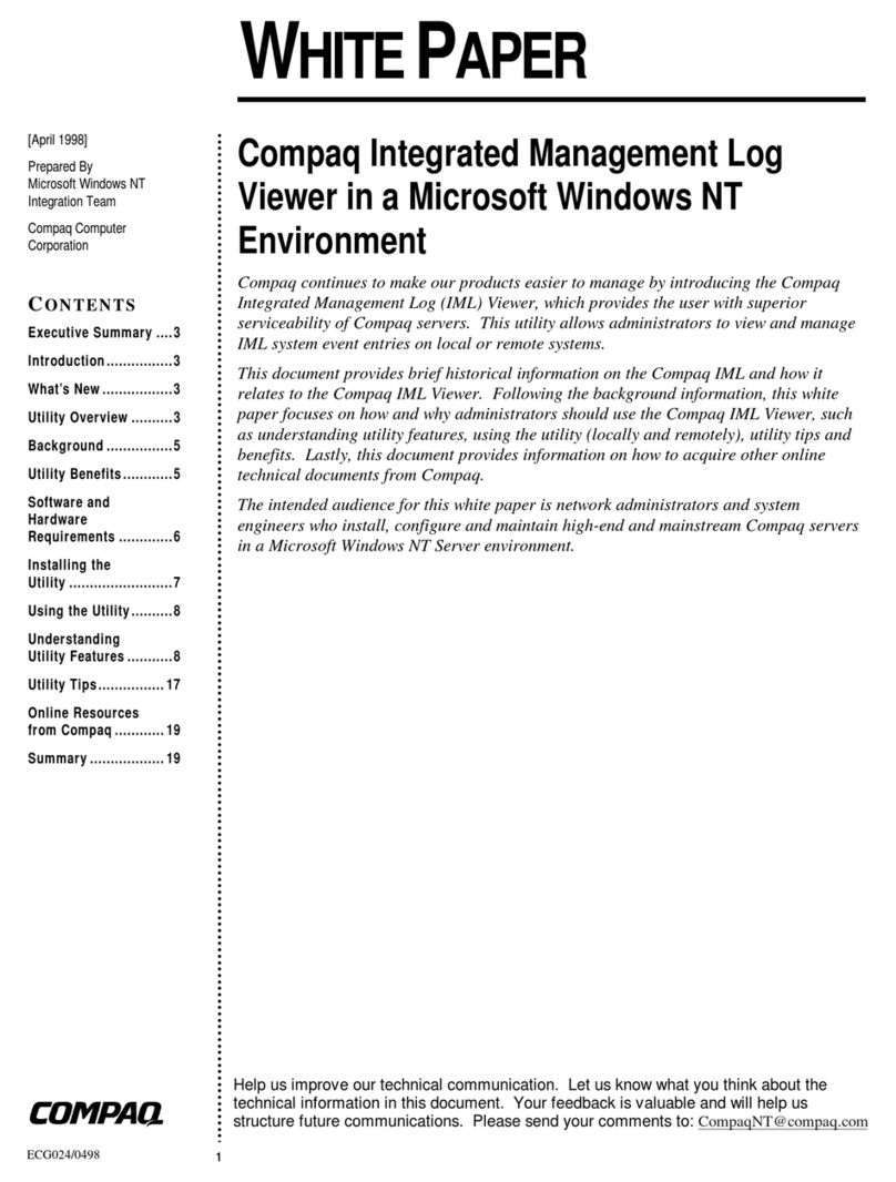 Compaq 112726-001 - ProLiant - 6500 Quick reference guide