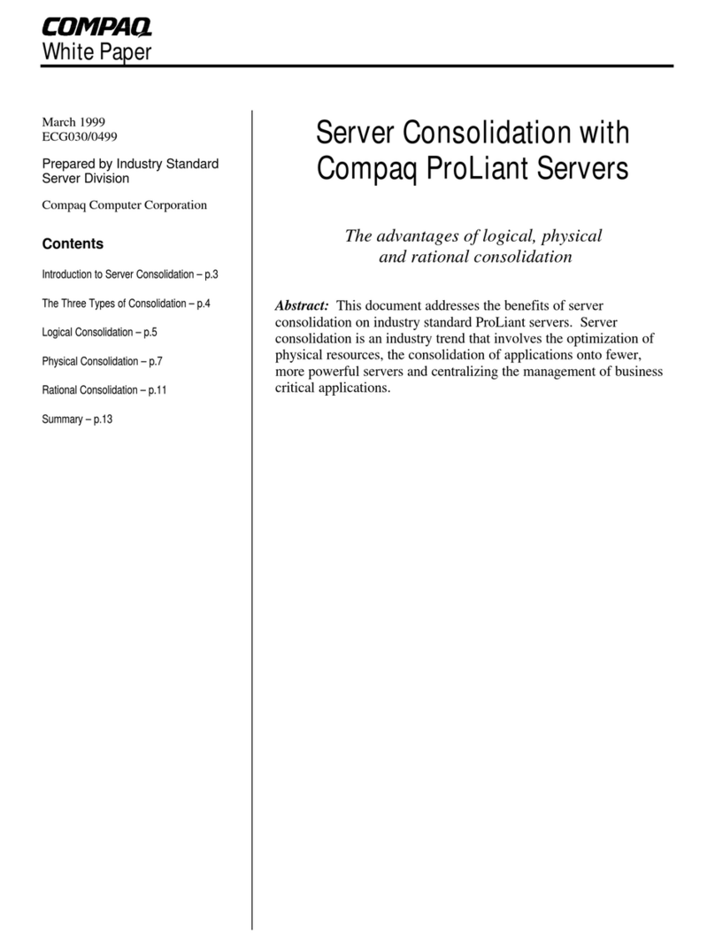 Compaq 108164-003 - ProLiant - 800 Quick reference guide