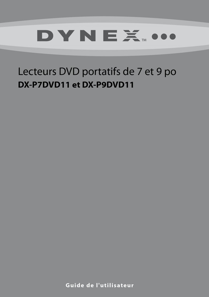 Dynex DX-P7DVD11 Quick start guide