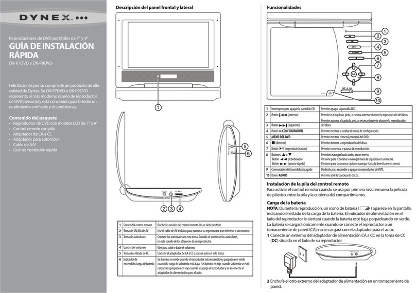 Dynex DX-P7DVD User manual