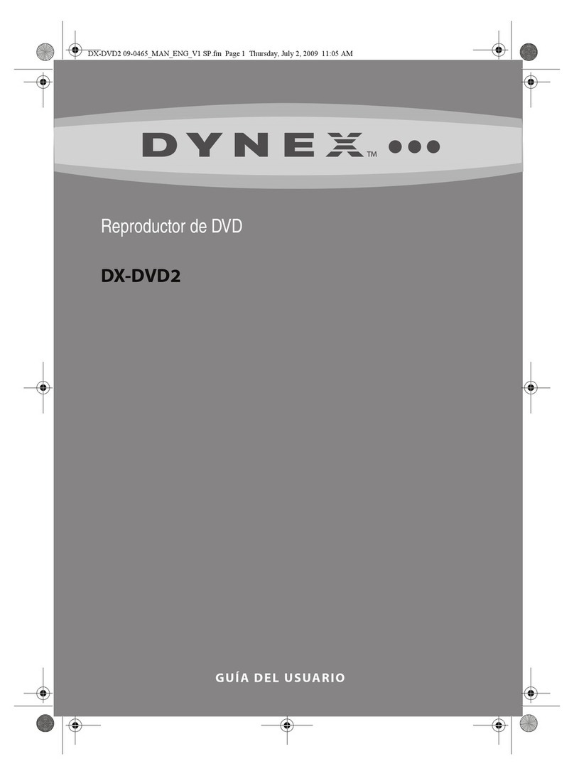 Dynex DX-DVD2 Quick start guide