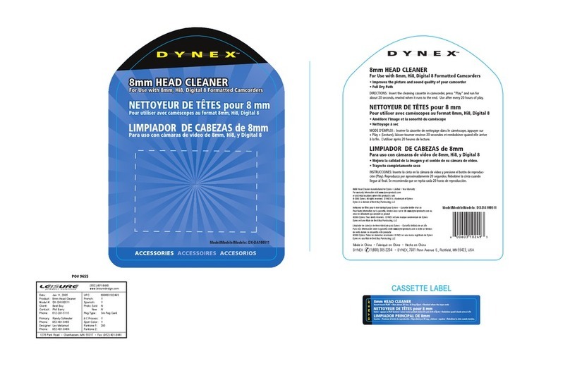 Dynex DX-DA100511 user manual