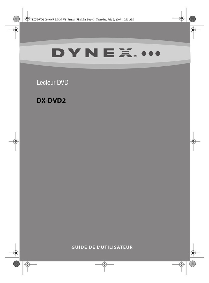 Dynex DX-DVD2 Quick start guide