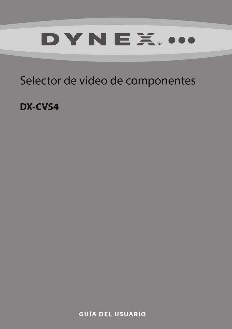 Dynex DX-CVS4 Quick start guide