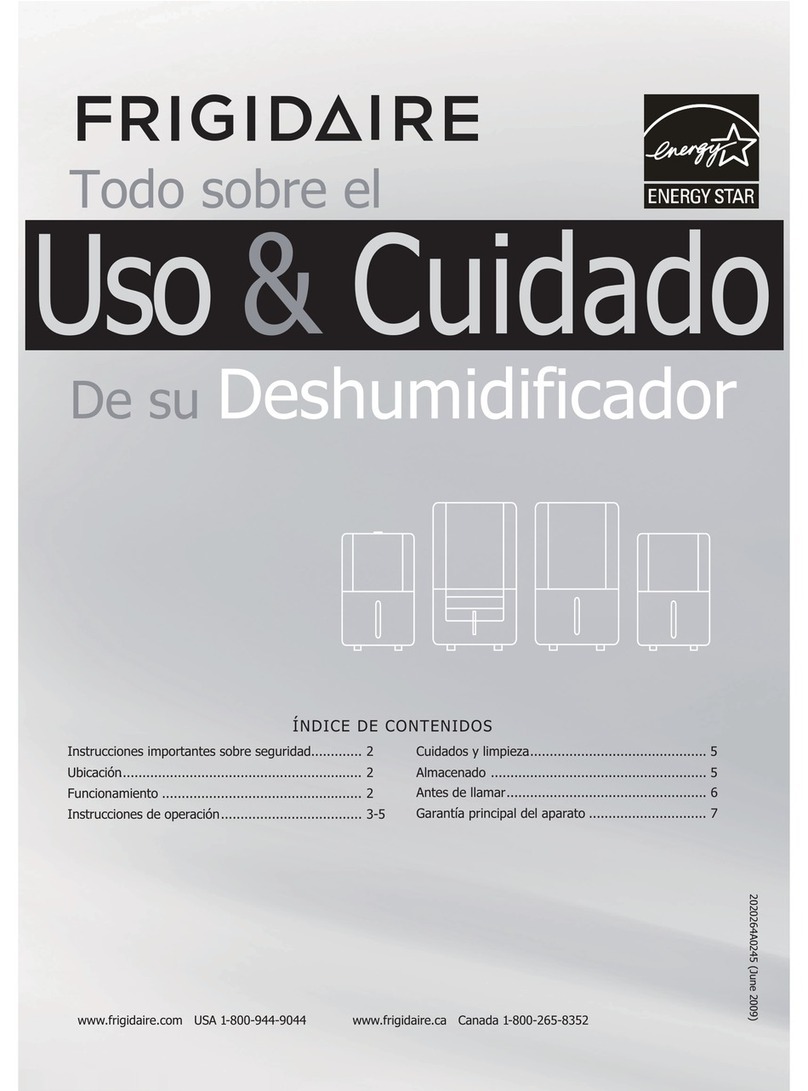 Frigidaire FAD251NTD User manual