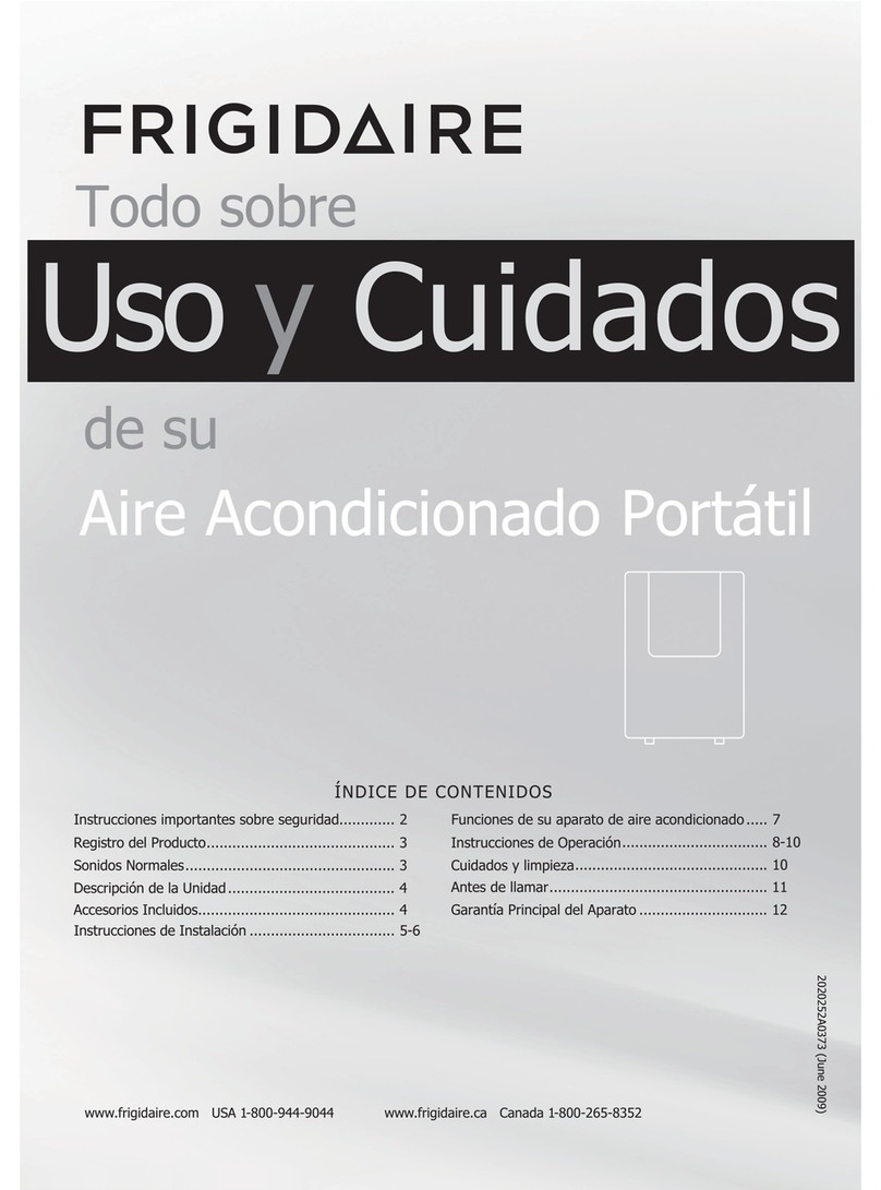 Frigidaire Home Comfort FRA093PT1 User manual