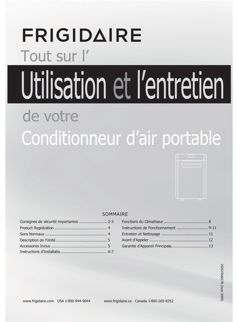 Frigidaire FRA053PU1 Owner's manual