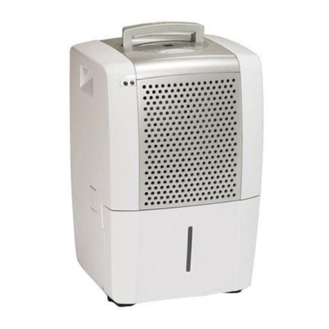 Frigidaire FDR30S1 - 30 Pint Capacity Dehumidifier Quick start guide
