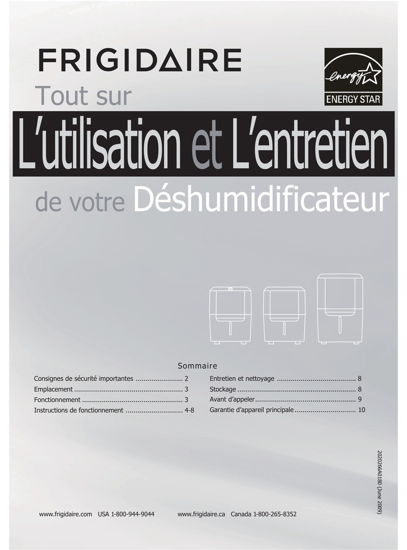 Frigidaire FAD504DUD l'utilisation et l'entretien
