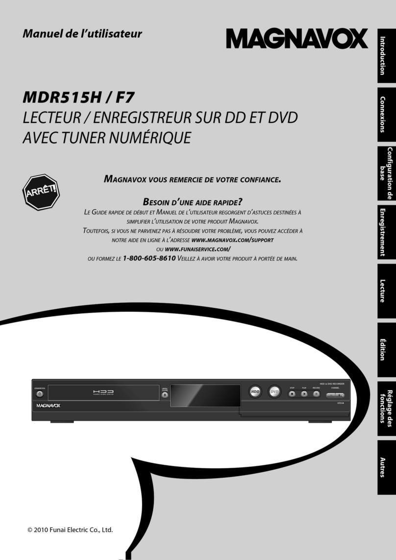 Magnavox MDR515H User manual