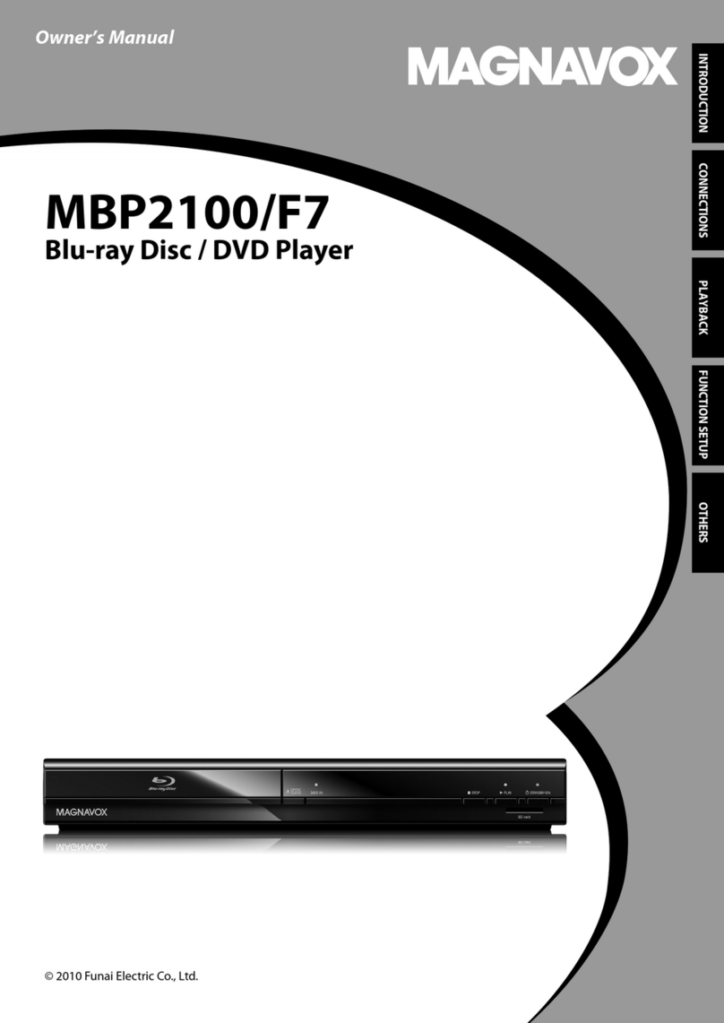 Magnavox MBP2100 User manual