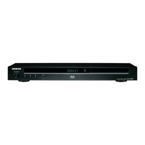 Onkyo BD-SP309 User manual