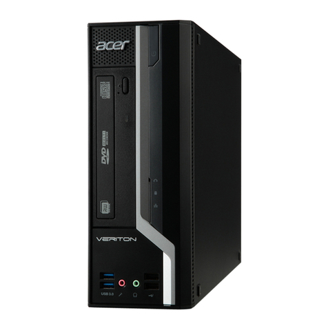 Acer Veriton X4620G User manual