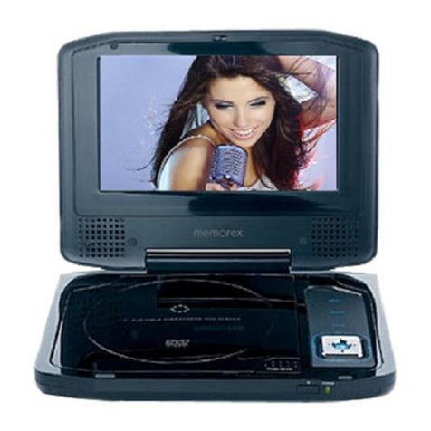 Memorex MVDP1078 - DVD Player - 7 User manual Memorex MVDP1078 - DVD Player - 7 User manual