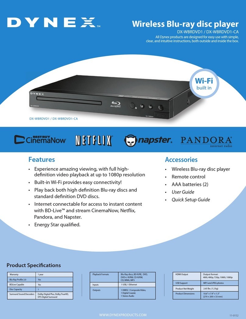 Dynex DX-WBRDVD1 Brochure & specs