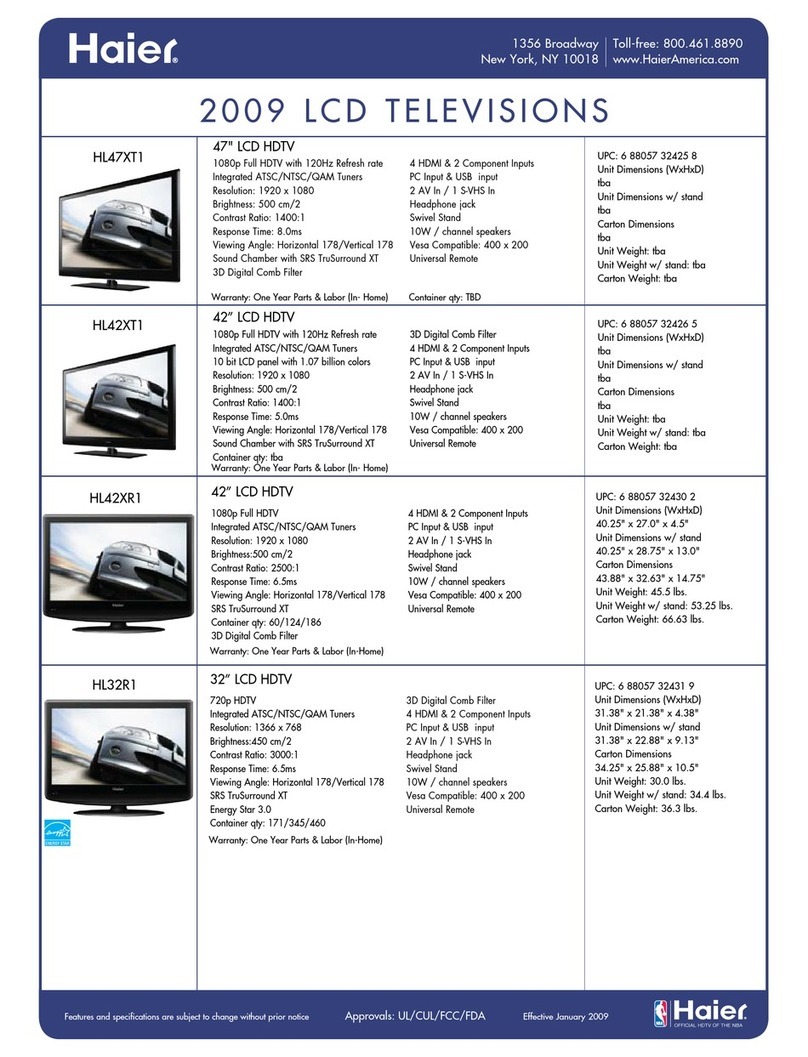 Haier HLC22RW1 User manual