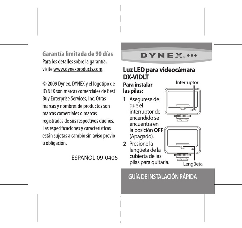 Dynex DX-VIDLT Guía De Instalación Rápida