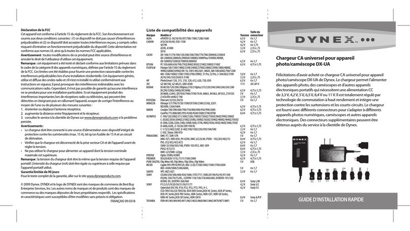 Dynex DX-UA Guide d'installation rapide