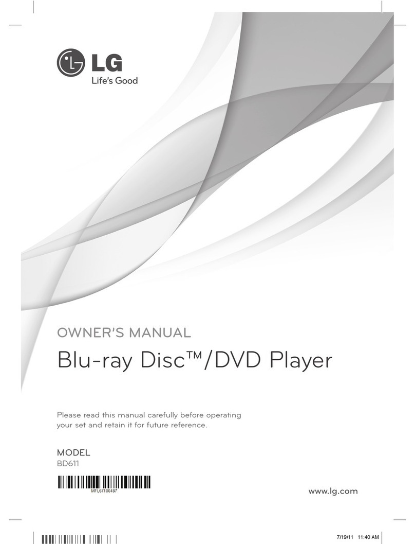 LG BD611 User manual