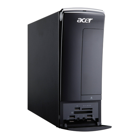 Acer Aspire X3995 User manual