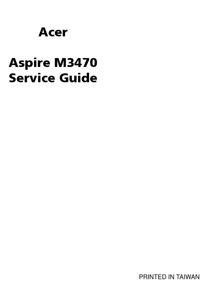 Acer Aspire M3470 User manual