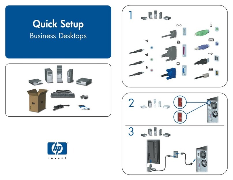 Compaq dc7100 - Convertible Minitower PC Quick setup