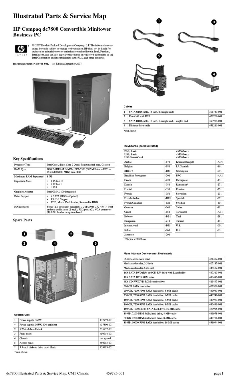 Compaq dc7800 - Convertible Minitower PC Setup guide
