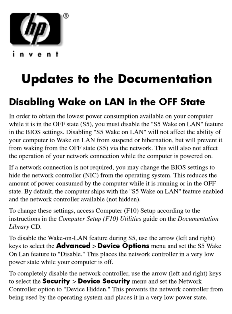 HP d330 - Desktop PC Operator's manual