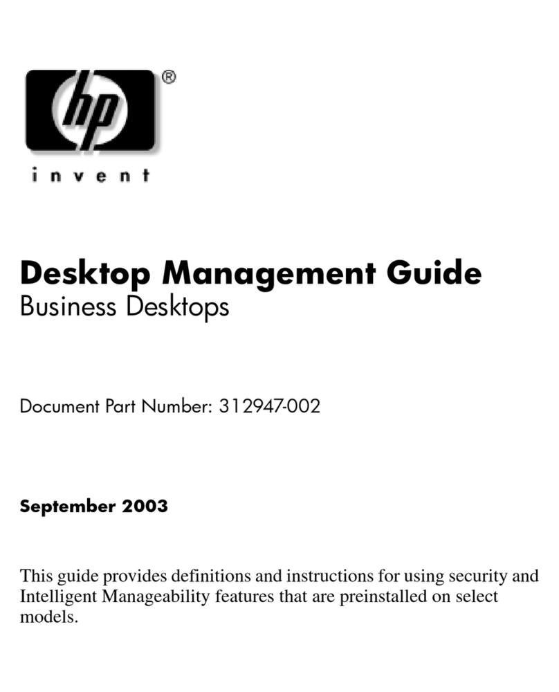 Compaq d338 - Microtower Desktop PC Programming manual