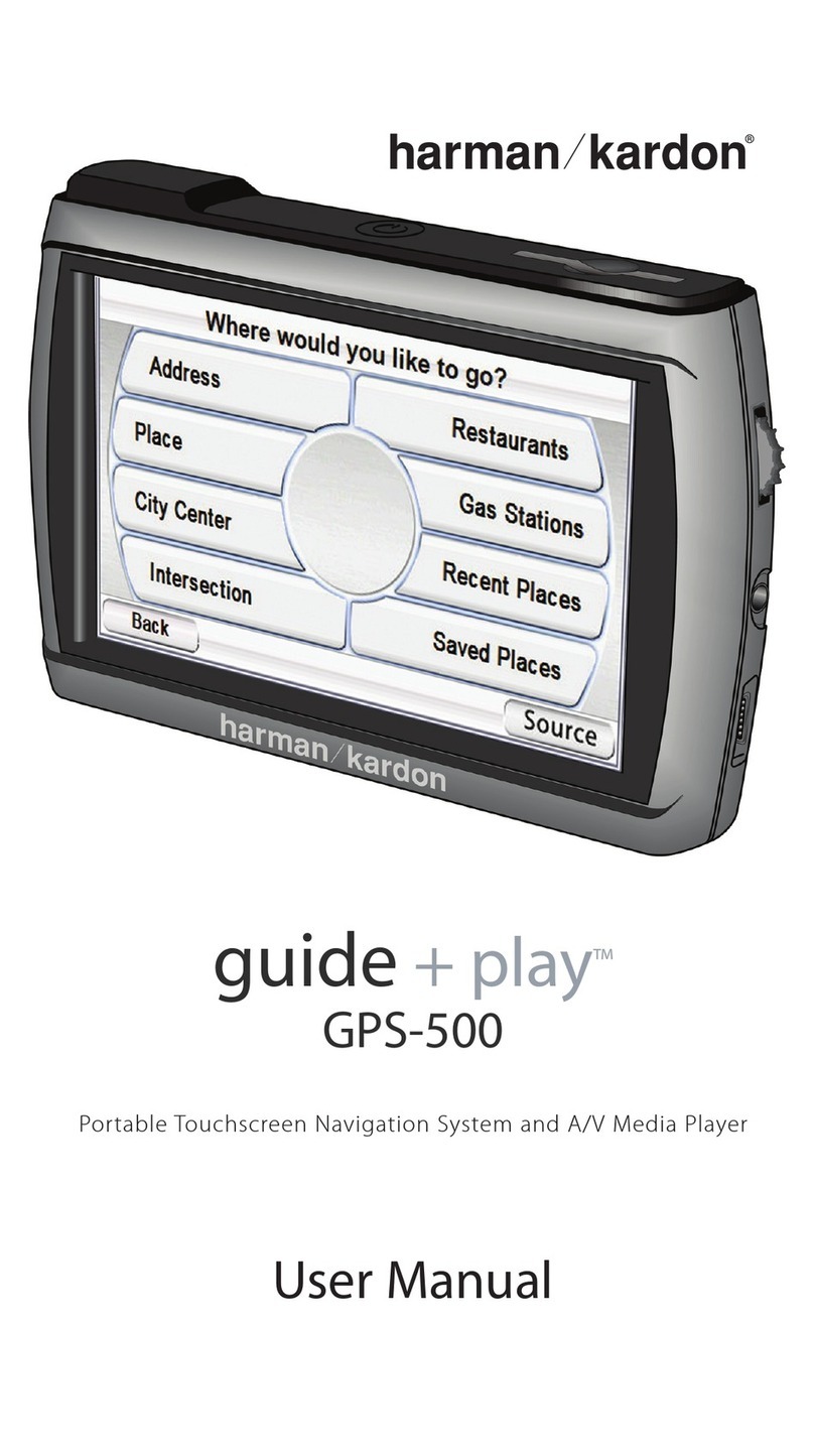 Harman Kardon guide+play GPS-500 user manual