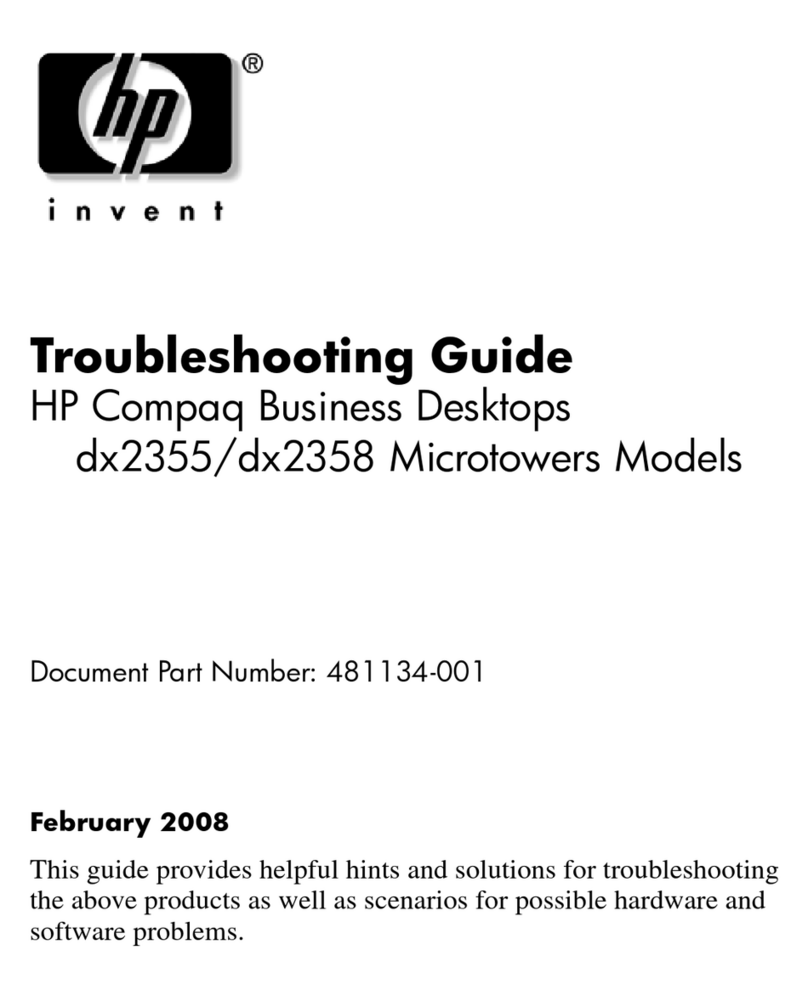Compaq dx2355 - Microtower PC User manual