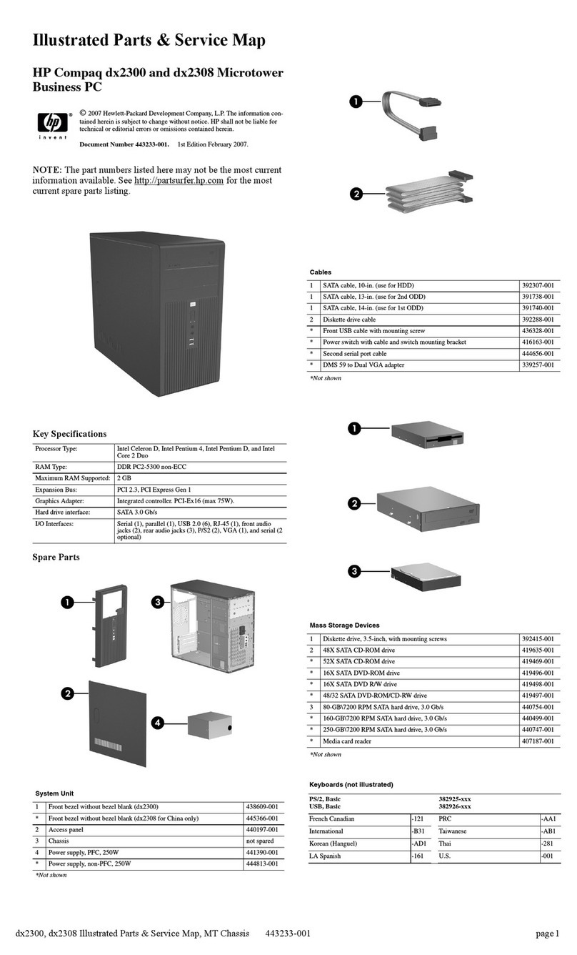 HP dx2300 - Microtower PC Setup guide