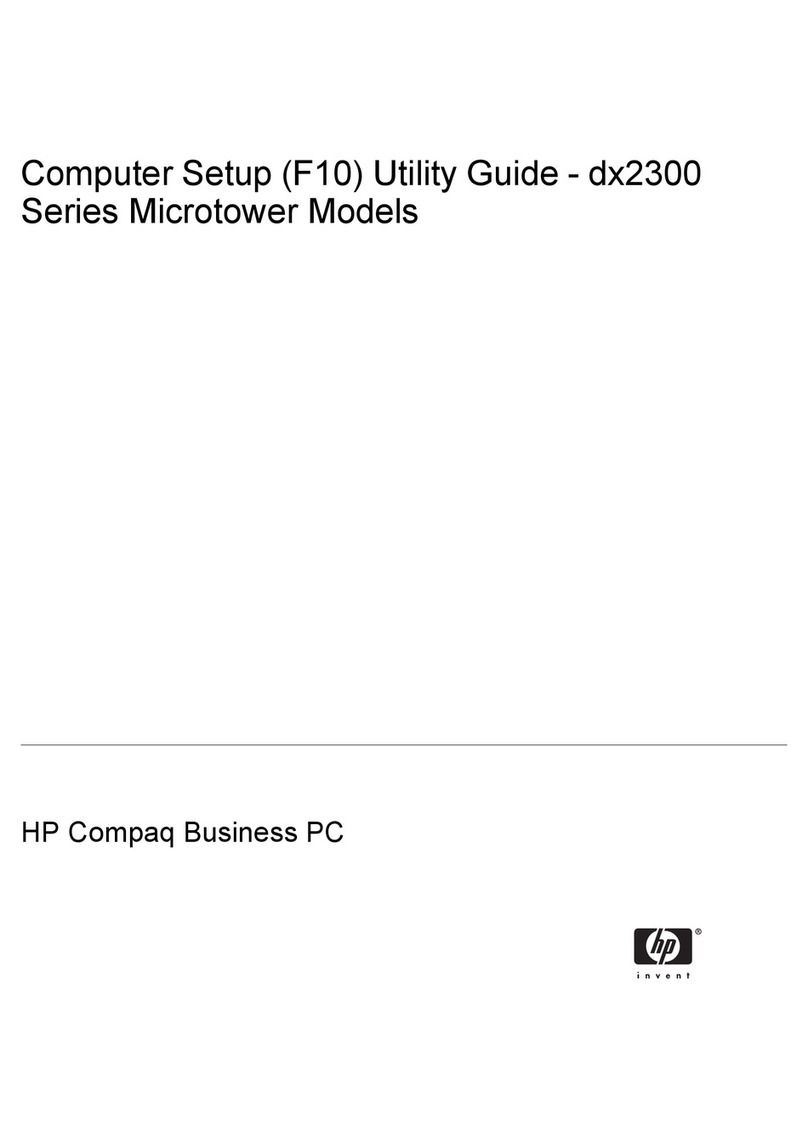 HP dx2300 - Microtower PC User manual