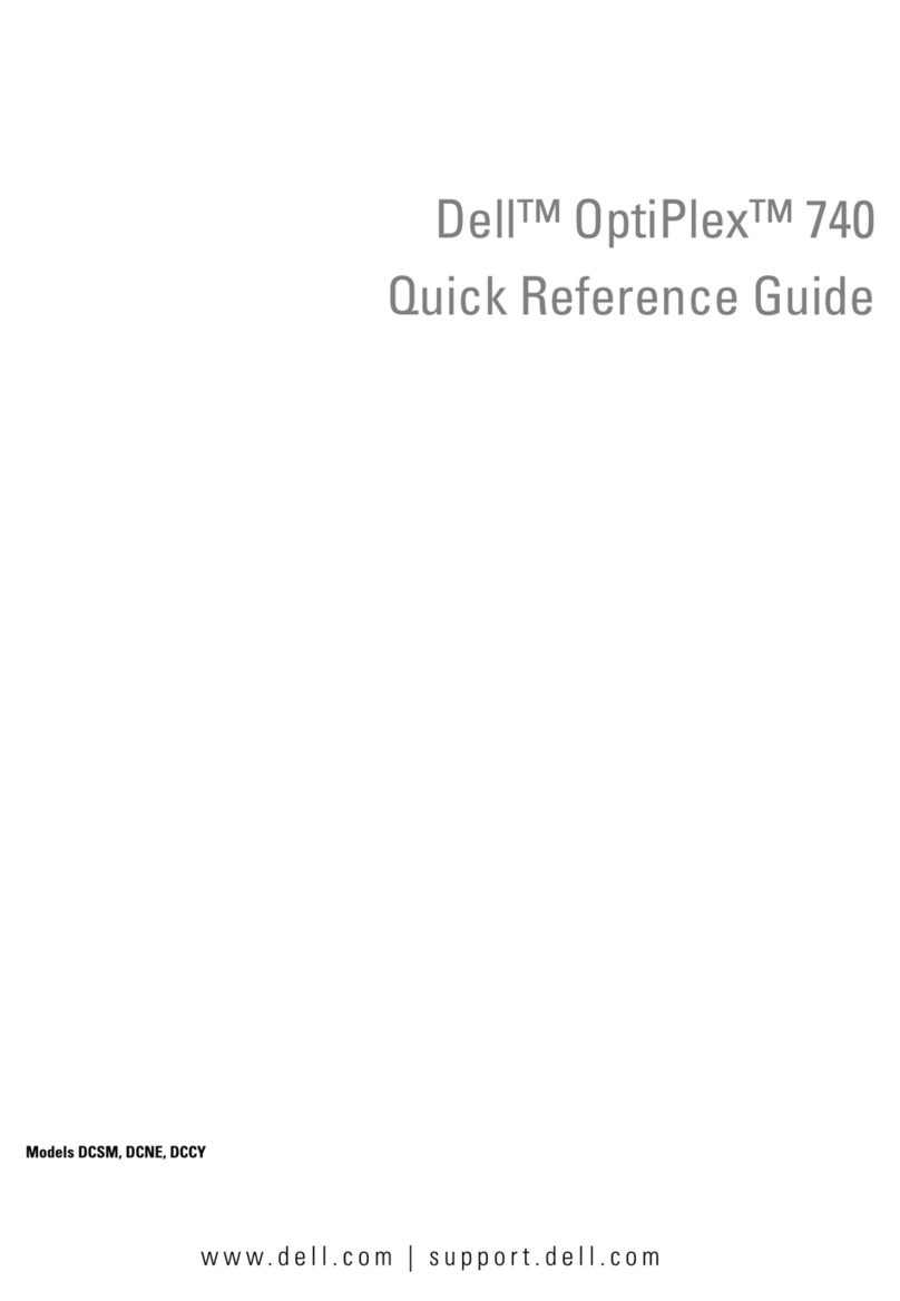 Dell OPTIPLEX 740 User manual