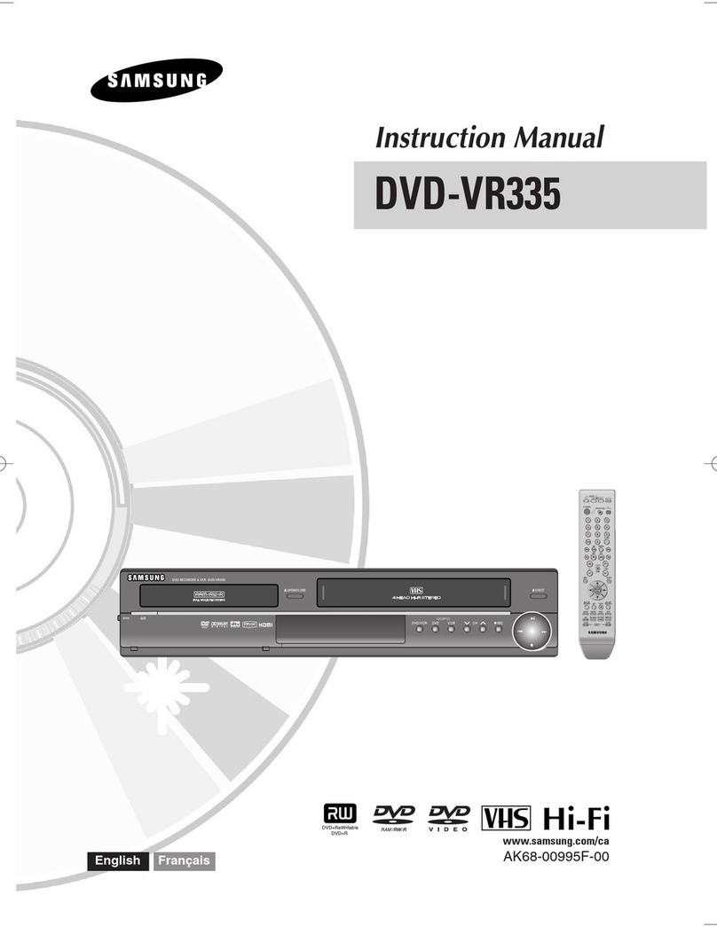 Samsung DVD-VR335 instruction manual