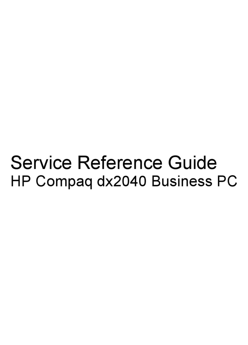 HP dx2040 - Microtower PC User manual